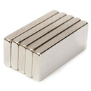 5pcs N52 Strong Rectangular Neodymium Magnets 25x10x3mm Block NdFeB Rare Earth Magnets