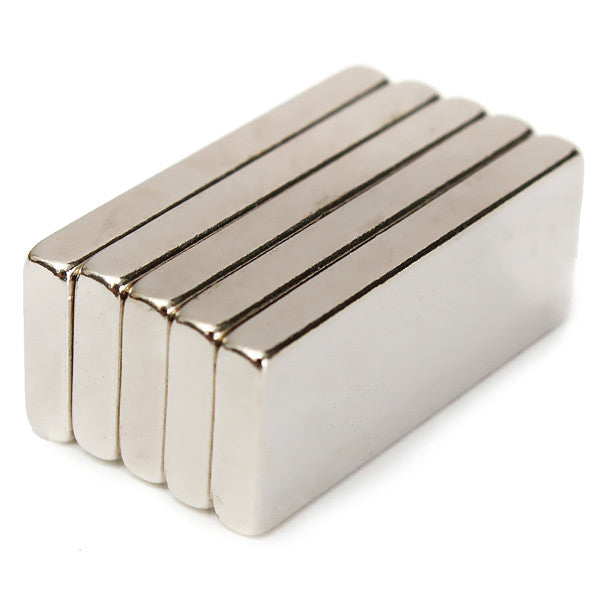 5pcs N52 Strong Rectangular Neodymium Magnets 25x10x3mm Block NdFeB Rare Earth Magnets