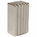 5pcs N52 Strong Rectangular Neodymium Magnets 25x10x3mm Block NdFeB Rare Earth Magnets