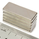 5pcs N52 Strong Rectangular Neodymium Magnets 25x10x3mm Block NdFeB Rare Earth Magnets