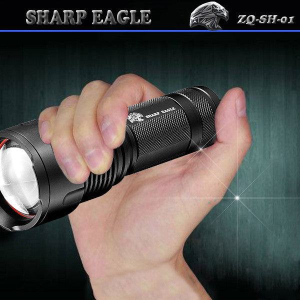 SHARP EAGLE ZQ-SH-01 XPE 800LM 3 in 1 LED Flashlight