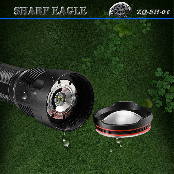SHARP EAGLE ZQ-SH-01 XPE 800LM 3 in 1 LED Flashlight
