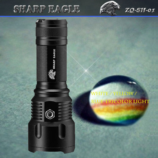 SHARP EAGLE ZQ-SH-01 XPE 800LM 3 in 1 LED Flashlight