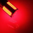 1156 G18 Ba15s 4 COB LED Turn Rear Light Car Bulb Red Yellow