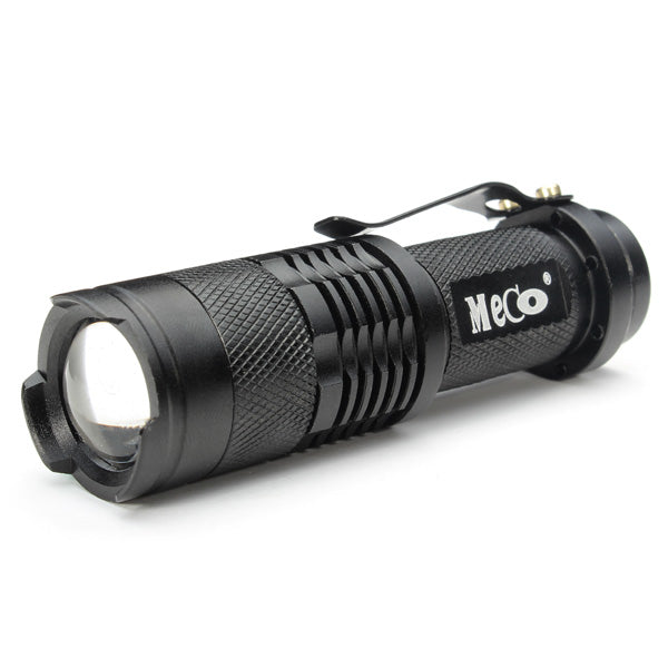 MECO Q5 500LM Multicolor Zoomable Mini LED Flashlight 14500/AA
