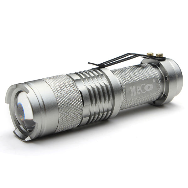 MECO Q5 500LM Multicolor Zoomable Mini LED Flashlight 14500/AA