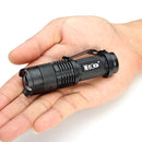 MECO Q5 500LM Multicolor Zoomable Mini LED Flashlight 14500/AA