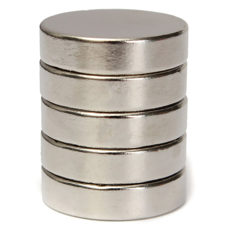 5pcs N50 20 x 5mm Strong Cylinder Round Magnets Rare Earth Neodymium Magnets