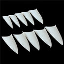 500Pcs Shape Natural Color White Acrylic False Nail Tips Full Nails