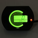 Motorcycle KMH LCD Digital Odometer Speedometer Tachometer With 7 Colors Background