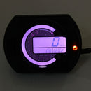 Motorcycle KMH LCD Digital Odometer Speedometer Tachometer With 7 Colors Background