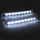 9LED Daytime Running Driving White DRL Turn Signal LED Lights