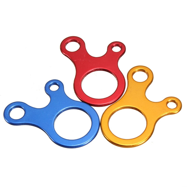 3 Holes Multi Purpose EDC Outdoor Survival Rope Buckle Quick Knotting Tool
