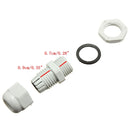 Waterproof M16x1.5 IP68 Cable Gland Locking Nut Strain Stuffing Thread Compression