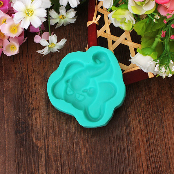 3D Silicone Elephant Shape Cake Mold Fondant Cake Candy Chocolate Mold