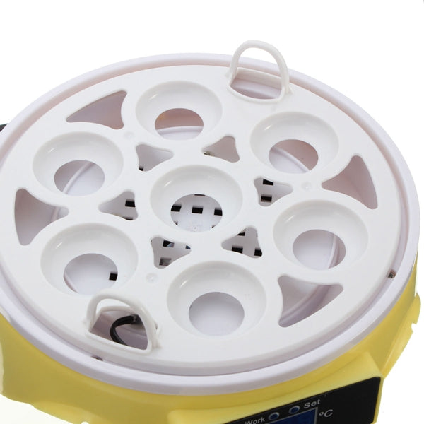 EU Automatic Eggs Incubator Mini Incubation Equipment Farm 7 Eggs Household Teaching Experiments