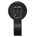 12-24V Motorcycle Volt Meterr LED Display Voltage Gauge Meter Volt Measurement