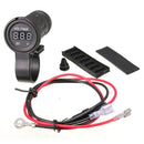 12-24V Motorcycle Volt Meterr LED Display Voltage Gauge Meter Volt Measurement