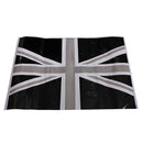 2Pcs Black Union Jack Flag Vinyl Mirrors Stickers For Mini Cooper