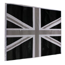 2Pcs Black Union Jack Flag Vinyl Mirrors Stickers For Mini Cooper