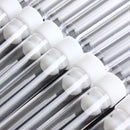 25pcs Round Bottom Clear Plastic Test Tube With Cap Stopper 15X100mm