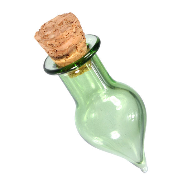 13x30mm Multicolor Mini Glass Paper Shaped Message Wishing Bottle Vial