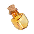 10x25mm Multicolor Mini Glass Square Message Wishing Bottle Vial