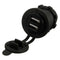 12-24V Dual USB Motorcycle Phone Power Charger With Waterproof Cover