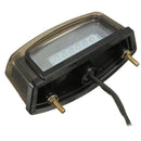 Universal Motorcycle Blackened LED Rear Tail Brake Stop Light Number Plate Lamp