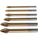 Titanium Carbide Glass Drill Bit Cross Spear Point Head Drill Bit For Wall Ceramic Tile