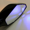 Rear View Mirrors With LED Turn Signal For Yamaha Honda Kawasaki Suzuki