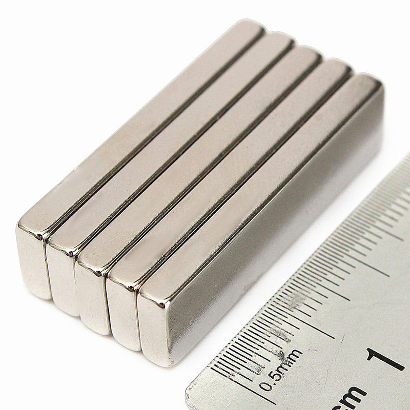 5pcs N52 40x10x4mm Strong Block Magnets Rare Earth Neodymium Magnets