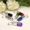 Waterproof Aluminum Pill Box Case Holder Keychain Bottle Container