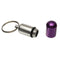 Waterproof Aluminum Pill Box Case Holder Keychain Bottle Container