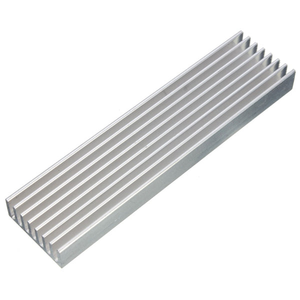 100 x 25 x 10mm Aluminum Heat Sink