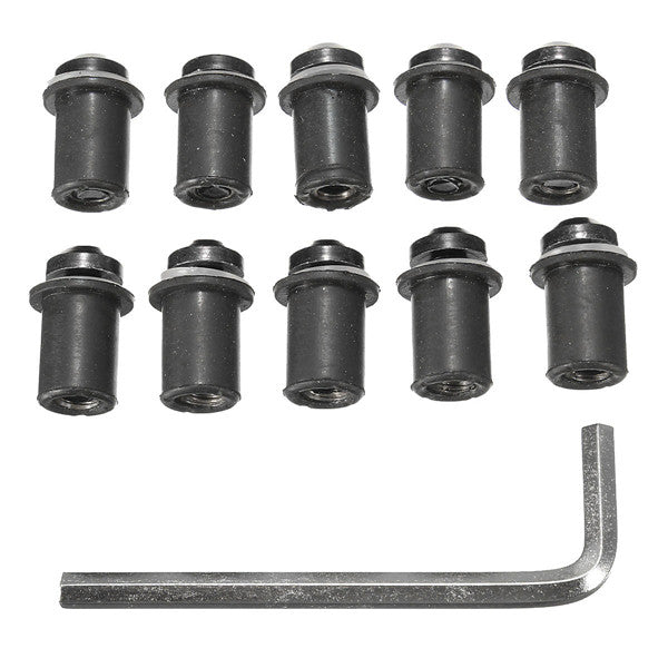 CNC M5X16mm Motorcycle Universal Windscreedn Wind Shield Bolts Screw Kit Set