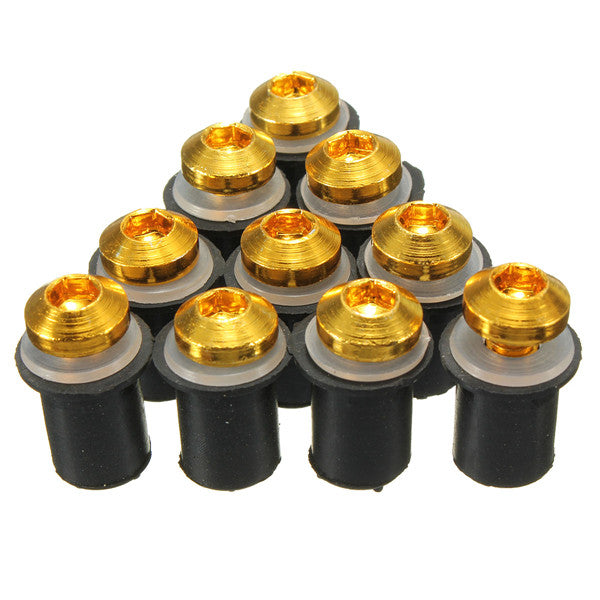 CNC M5X16mm Motorcycle Universal Windscreedn Wind Shield Bolts Screw Kit Set