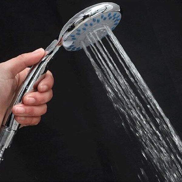 Universal 3 Modes Multifunction Chrome Bath Handheld Shower Head Set