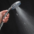 Universal 3 Modes Multifunction Chrome Bath Handheld Shower Head Set