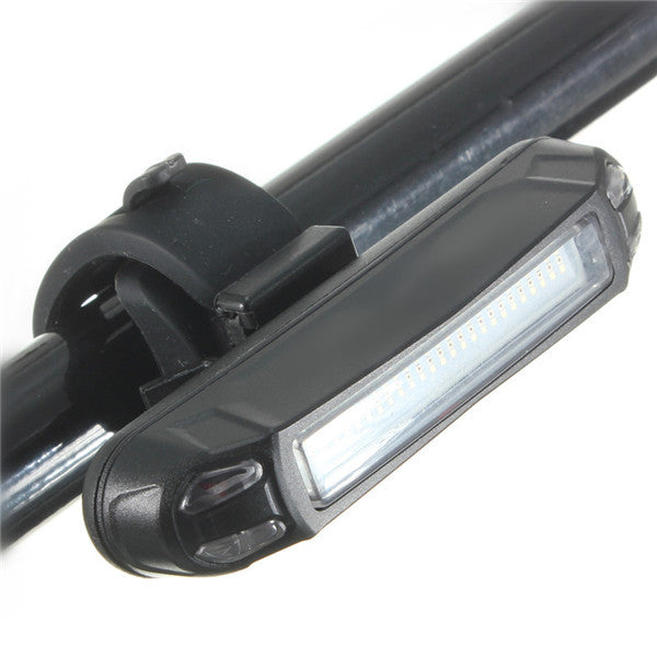 CE Red LED USB Rechargeable Headlight Flash BMC Rear Tail Safety Lamp