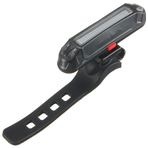 CE Red LED USB Rechargeable Headlight Flash BMC Rear Tail Safety Lamp