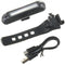 CE Red LED USB Rechargeable Headlight Flash BMC Rear Tail Safety Lamp