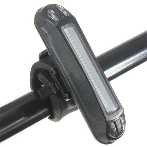 CE Red LED USB Rechargeable Headlight Flash BMC Rear Tail Safety Lamp