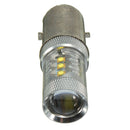 H6 16 LED BA20D 10-30V White Headlight Bulb For Motorcycle Bike ATV