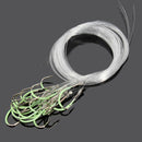 ZANLURE Luminous Fishing Hook with Fishing Line Single Fishing Hook 13 Sizes