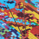 5244cm DIY Cross Stitch Gardenia Flower Needlework Kits Home Decor