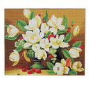 5244cm DIY Cross Stitch Gardenia Flower Needlework Kits Home Decor