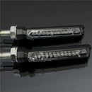 12V 13 LED Turn Signal Lights Motorcycle SUV ATV Amber Indicator E-mark Universal