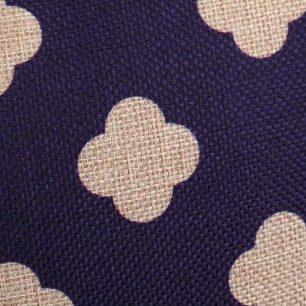 Blue Geometric Cotton Linen Pillow Cases Waist Cushion Cover Home Sofa Decor