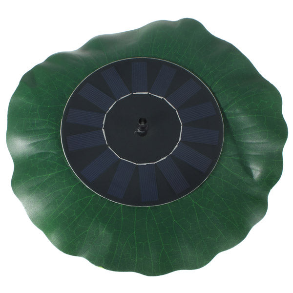 Solar Floating Lotus Leaf Fountain Water Pump Garden Pond Decoration